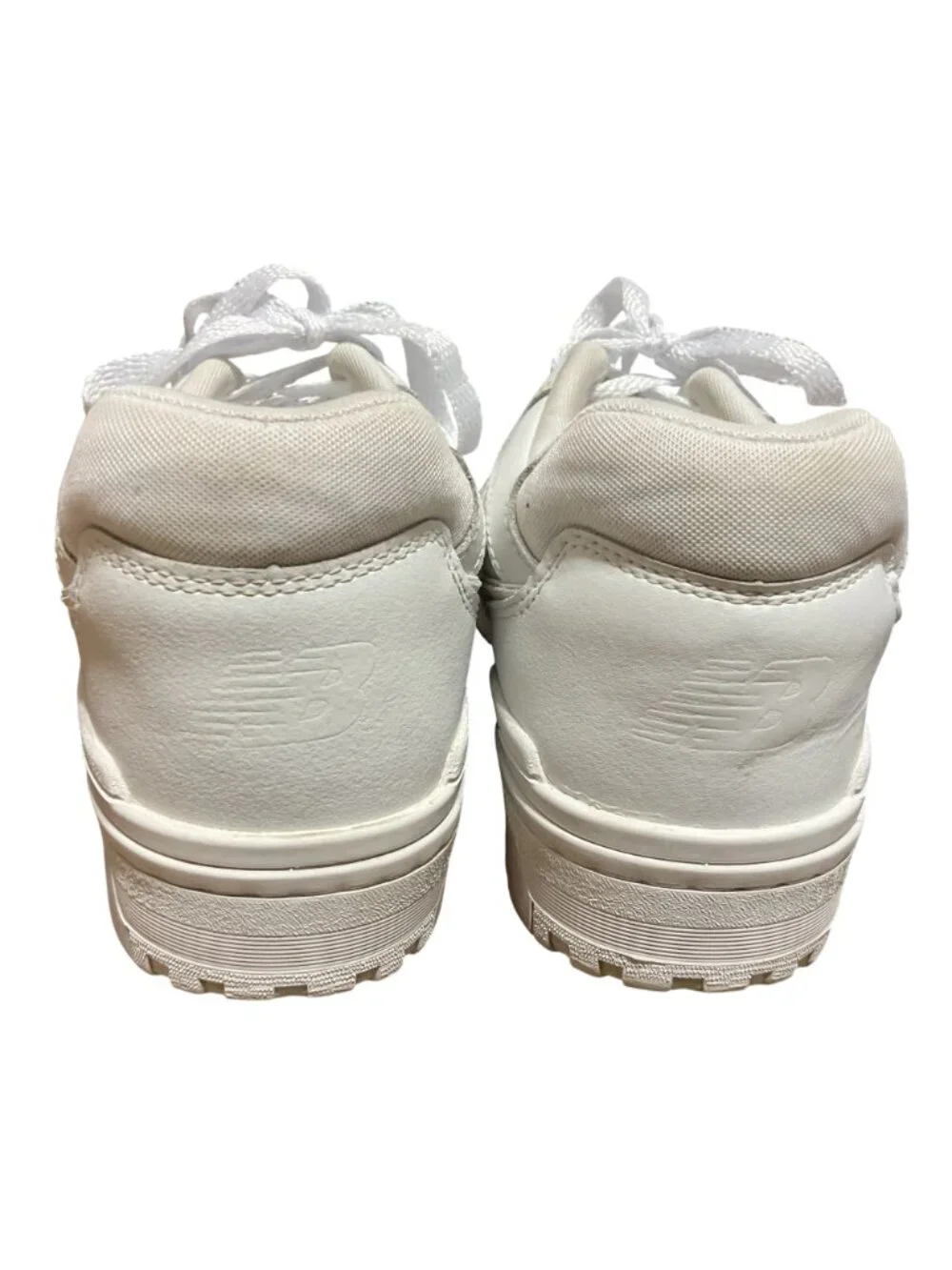 New Balance 550 Sneaker Sz 11 Triple White BB550WWW New Laces & Insoles